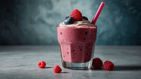 Creamy Raspberry Chip Smoothie