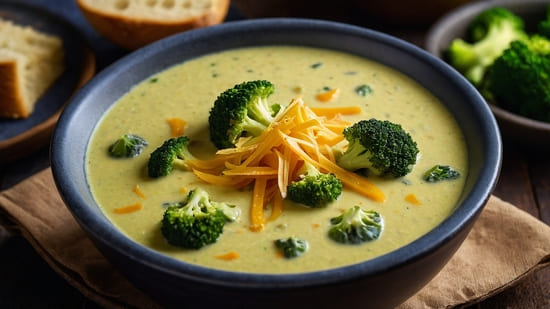 Creamy Vegan Broccoli Cheddar Soup